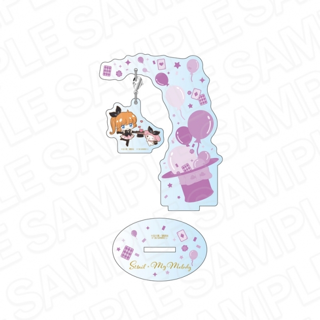 【グッズ-スタンドポップ】怪盗セイント・テール×サンリオキャラクターズ ふらふらアクリルスタンド 怪盗セイント・テール×マイメロディ