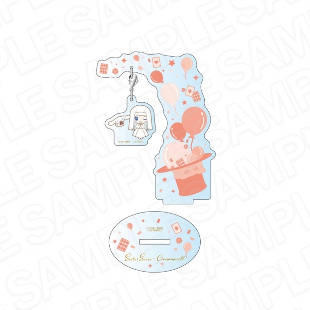 【グッズ-スタンドポップ】怪盗セイント・テール×サンリオキャラクターズ ふらふらアクリルスタンド シスター×シナモロール