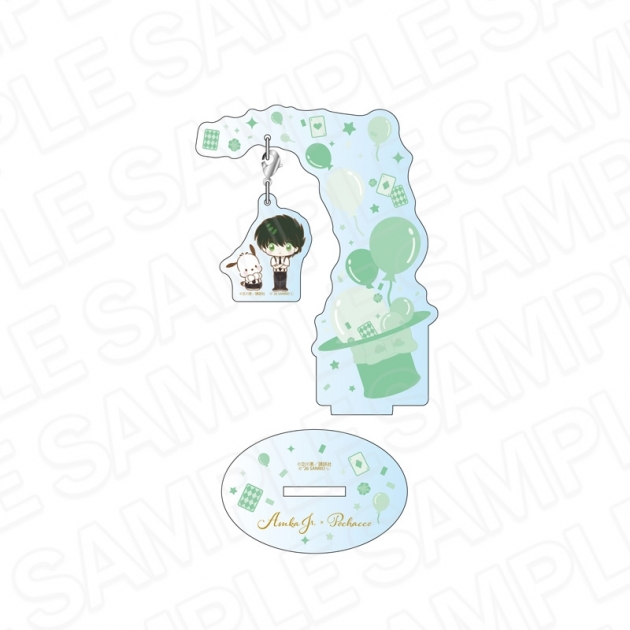 【グッズ-スタンドポップ】怪盗セイント・テール×サンリオキャラクターズ ふらふらアクリルスタンド アスカJr.×ポチャッコ