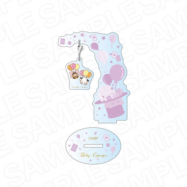 【グッズ-スタンドポップ】怪盗セイント・テール×サンリオキャラクターズ ふらふらアクリルスタンド ルビィ×こぎみゅん