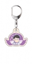 【グッズ-キーホルダー】おそ松さん ラメアクリルキーホルダー 一松 Angel ver.の画像