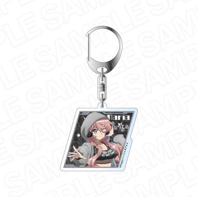 【グッズ-キーホルダー】戦姫絶唱シンフォギアXV ホログラムアクリルキーホルダー マリア・カデンツァヴナ・イヴ DJ ver.