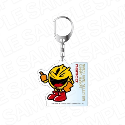 【グッズ-キーホルダー】ナムコ ゲームセレクション サマーマーケット アクリルキーホルダー パックマン