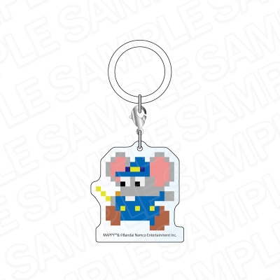 【グッズ-チャーム】ナムコ ゲームセレクション サマーマーケット めじるしアクリルチャーム マッピー