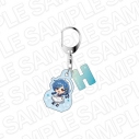 【グッズ-キーホルダー】マーメイドメロディー ぴちぴちピッチ イニシャルキーホルダー 宝生 波音 マリンルック デフォルメ ver.の画像