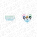 【グッズ-ミラー】マーメイドメロディー ぴちぴちピッチ ハートミラー 七海 るちあ&宝生 波音&洞院 リナ マリンルック デフォルメ ver.の画像