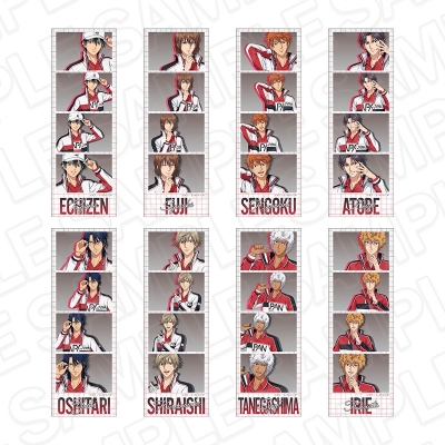【グッズ-ステッカー】新テニスの王子様 フォトグレイ風ステッカー(ランダム) Face Collection