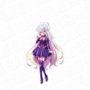 【グッズ-マット】ノーゲーム・ノーライフ 特大ダイカットマット 白 ボンテージ ver.の画像