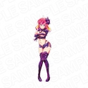 【グッズ-マット】ノーゲーム・ノーライフ 特大ダイカットマット ステファニー・ドーラ ボンテージ ver.の画像