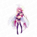 【グッズ-マット】ノーゲーム・ノーライフ 特大ダイカットマット ジブリール ボンテージ ver.の画像