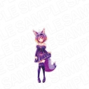 【グッズ-マット】ノーゲーム・ノーライフ 特大ダイカットマット 初瀬いづな ボンテージ ver.の画像