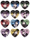 【グッズ-バッチ】おそ松さん ハート型ホログラムカンバッジ Devil ver.の画像