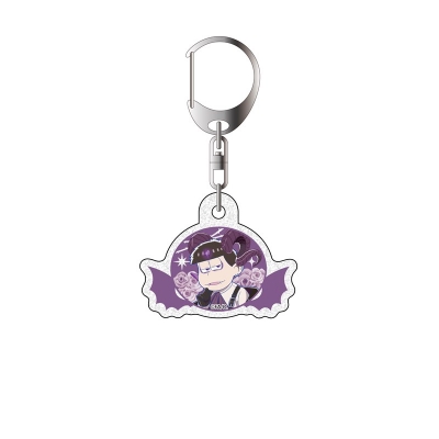 【グッズ-キーホルダー】おそ松さん ラメアクリルキーホルダー 一松 Devil ver.