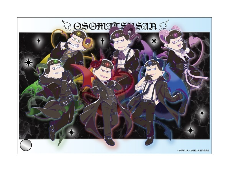 【グッズ-ボード】おそ松さん ミニアクリルアート　Devil ver.