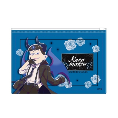 【グッズ-ポーチ】おそ松さん クリアポーチ カラ松 Devil ver.