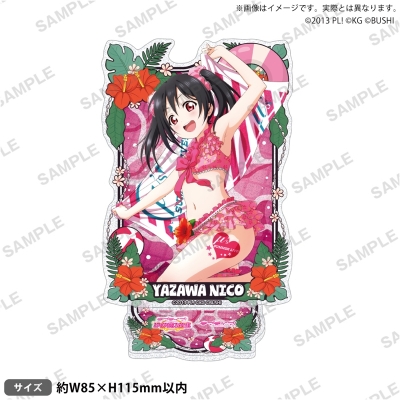 【グッズ-スタンドポップ】ラブライブ!スクールアイドルフェスティバル きらりんアクリルスタンド μ's 制服・水着ver. 矢澤にこ