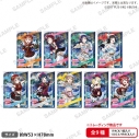 【グッズ-バッチ】ラブライブ!スクールアイドルフェスティバル しかくいホログラム缶バッジコレクション Aqours クリスマス編Part2ver.の画像