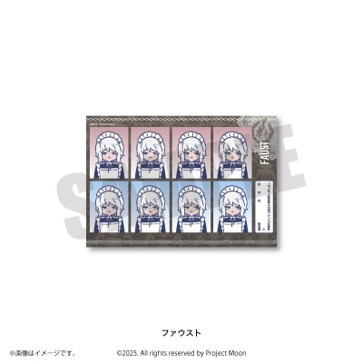 【グッズ-ステッカー】『Limbus Company』 れとぽぷ 証明写真風ステッカー(全17種)ファウスト