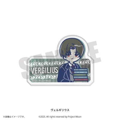 【グッズ-クリップ】『Limbus Company』 れとぽぷ アクリルクリップ(全17種)ヴェルギリウス