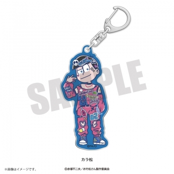 グッズ-キーホルダー】TVアニメ「おそ松さん」 れとぽぷ アクリル おそ松さん 推しとアメ アクキー おそ松 カラ松アクリルキーホルダー