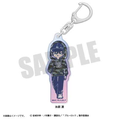 【グッズ-キーホルダー】TVアニメ「ブルーロック」 れとぽぷ 第8弾 オーロラアクリルキーホルダー(全10種)糸師 凛