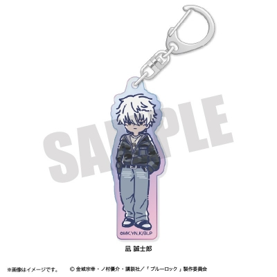 【グッズ-キーホルダー】TVアニメ「ブルーロック」 れとぽぷ 第8弾 オーロラアクリルキーホルダー(全10種)凪 誠士郎
