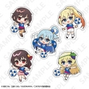 【グッズ-ステッカー】この素晴らしい世界に祝福を! ステッカーセット サッカーユニフォームver.の画像