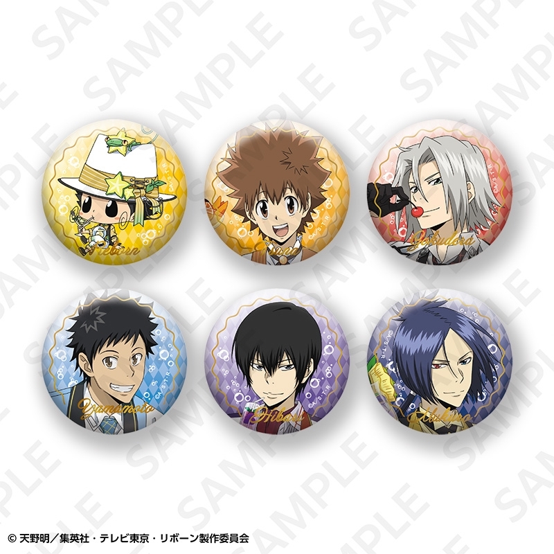 【グッズ-バッチ】家庭教師ヒットマンREBORN! トレーディング描き下ろし箔押し缶バッジ フルーツモクテルver.