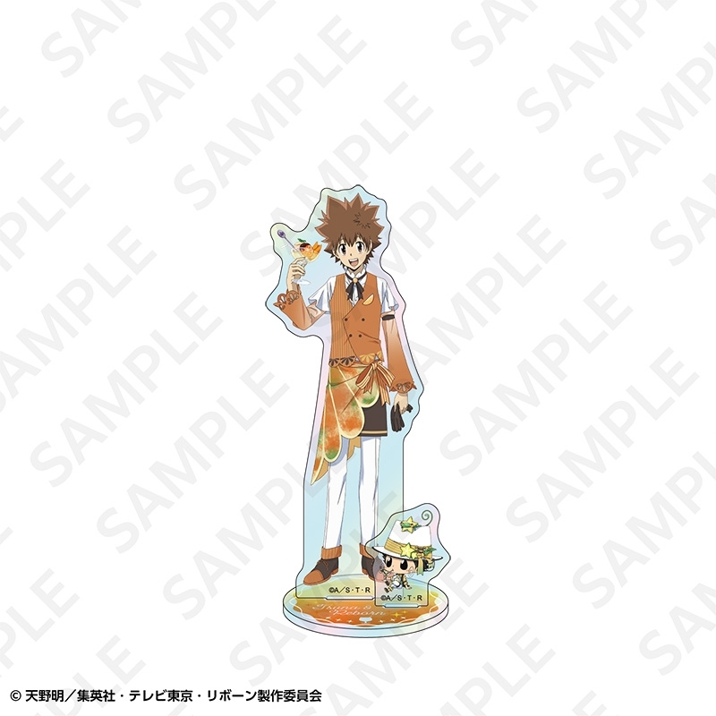 【グッズ-スタンドポップ】家庭教師ヒットマンREBORN! 描き下ろしオーロラアクリルスタンド フルーツモクテルver. リボーン＆沢田綱吉