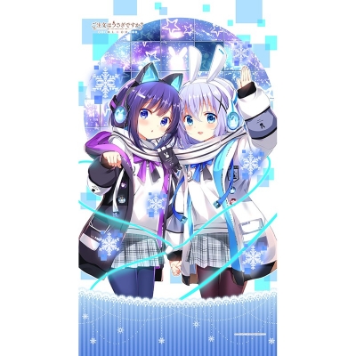 【グッズ-のれん】ご注文はうさぎですか? BLOOM のれん(チノ&フユ/冬)