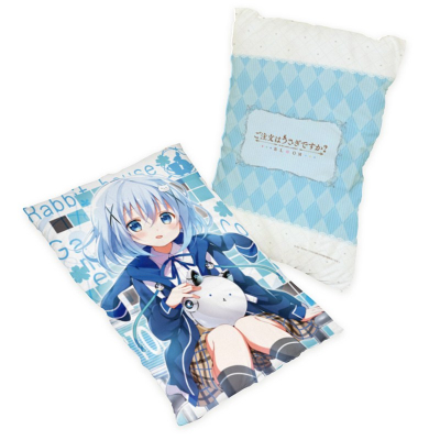 【グッズ-ピローケース】ご注文はうさぎですか? BLOOM まくらカバー(チノ/クロラビ)