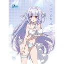 【グッズ-タペストリー】9-nine- Ruler's Crown 描き下ろしB2タペストリー(香坂春風/天使水着)Wスエードの画像