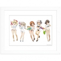 【グッズ-ボード】ガールズ&パンツァー 最終章 描き下ろしキャラファイングラフ(水鉄砲 日焼けVer.)A4の画像