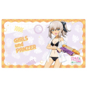【グッズ-デスクマット】ガールズ&パンツァー 最終章 描き下ろしラバーマット(逸見エリカ/水鉄砲 日焼けVer.)の画像