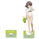 【グッズ-スタンドポップ】ガールズ&パンツァー 最終章 描き下ろし特大アクリルスタンド(ミカ/水鉄砲 日焼けVer.)の画像