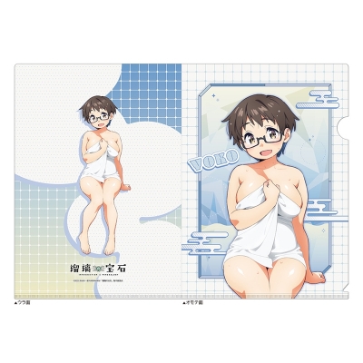 【グッズ-クリアファイル】瑠璃の宝石 描き下ろしクリアファイル(伊万里曜子/温泉)