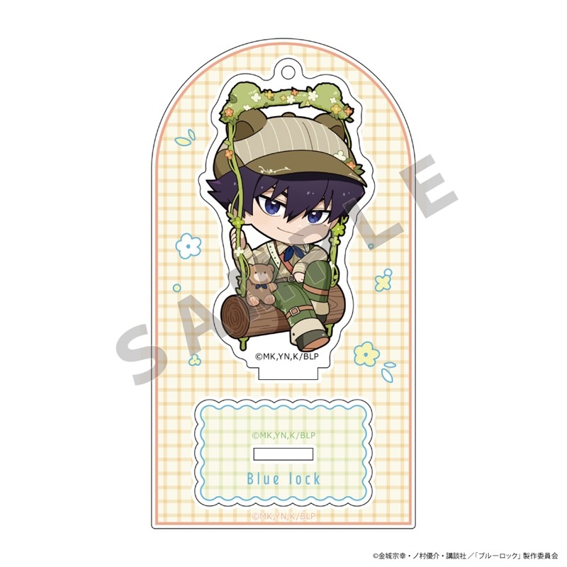 [Good-Stand Pop] Blue Rock Acrylic Stand (Utabitajin/Bear Mimi Swing)