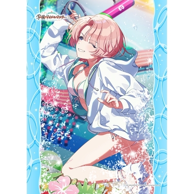 【グッズ-タペストリー】学園アイドルマスター B2タペストリー(有村麻央/キミとセミブルー)Wスエード