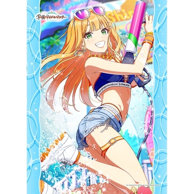 【グッズ-タペストリー】学園アイドルマスター B2タペストリー(紫雲清夏/キミとセミブルー)Wスエード