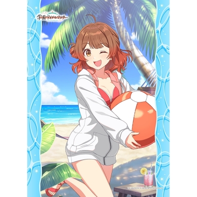 【グッズ-タペストリー】学園アイドルマスター B2タペストリー(花海佑芽/キミとセミブルー)Wスエード