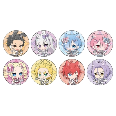 【グッズ-バッチ】Re:ゼロから始める異世界生活 トレーディング缶バッジ(けもみみアイドル/ミニキャラ)