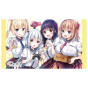 【グッズ-デスクマット】一畳間まんきつ暮らし! ラバーマット(森田芽衣子、天宮梨絵、鈴木万里花、中埜音緒A)の画像