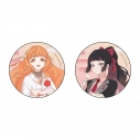 【グッズ-バッチ】テレビアニメ『春夏秋冬代行者 春の舞』 描き下ろし缶バッジセット(春)の画像