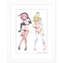 【グッズ-ボード】カナン様はあくまでチョロい 描き下ろしキャラファイングラフ(ナース水着) A4の画像
