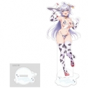 【グッズ-スタンドポップ】よわよわ先生 描き下ろし特大アクリルスタンド(鶸村ひより/牛柄水着)の画像