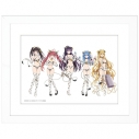 【グッズ-ボード】デート・ア・ライブⅤ 描き下ろしキャラファイングラフ(牛柄水着)A4の画像