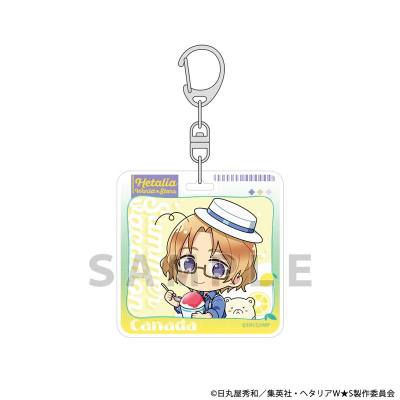 【グッズ-キーホルダー】ヘタリア World★Stars アクリルキーホルダー(カナダ/サマーバケーション)