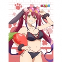 【グッズ-タペストリー】ばっどがーる 描き下ろしB2タペストリー(水鳥亜鳥/アニマル水着)Wスエードの画像