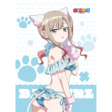 【グッズ-タペストリー】ばっどがーる 描き下ろしB2タペストリー(涼風涼/アニマル水着)Wスエードの画像
