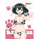 【グッズ-タペストリー】ばっどがーる 描き下ろしB2タペストリー(瑠璃葉るら/アニマル水着)Wスエードの画像